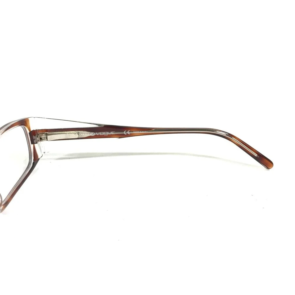 Vogue Eyeglasses Frames VO2389 1471 Brown Tortoise Clear Rectangular 53-15-140
